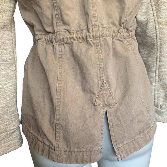 Sky and Sparrow Utility Canvas Drawstring Waist Jacket - Picture 11 of 13